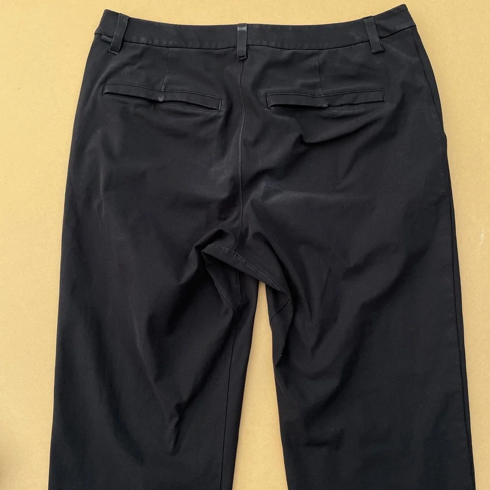 Lululemon Commission ABC Pants Men 34 Black Golf Office  Warpstreme LM5AR4T